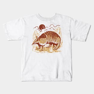 Armadillo Illustration Kids T-Shirt